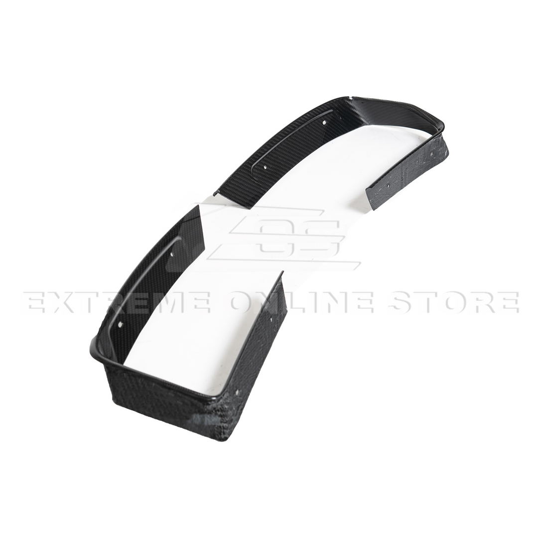 Corvette C8 DRY CARBON FIBER Rear Diffuser Exhaust Bezel