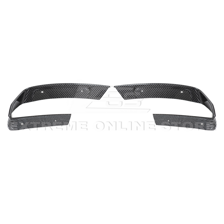 Corvette C8 DRY CARBON FIBER Rear Diffuser Exhaust Bezel