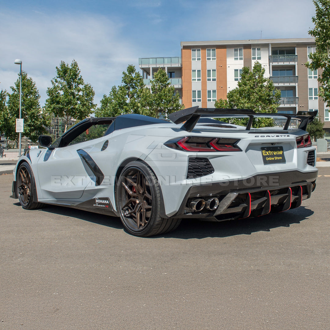 Corvette C8 Stingray Rear Spoiler [5VM  Wickerbill Package]