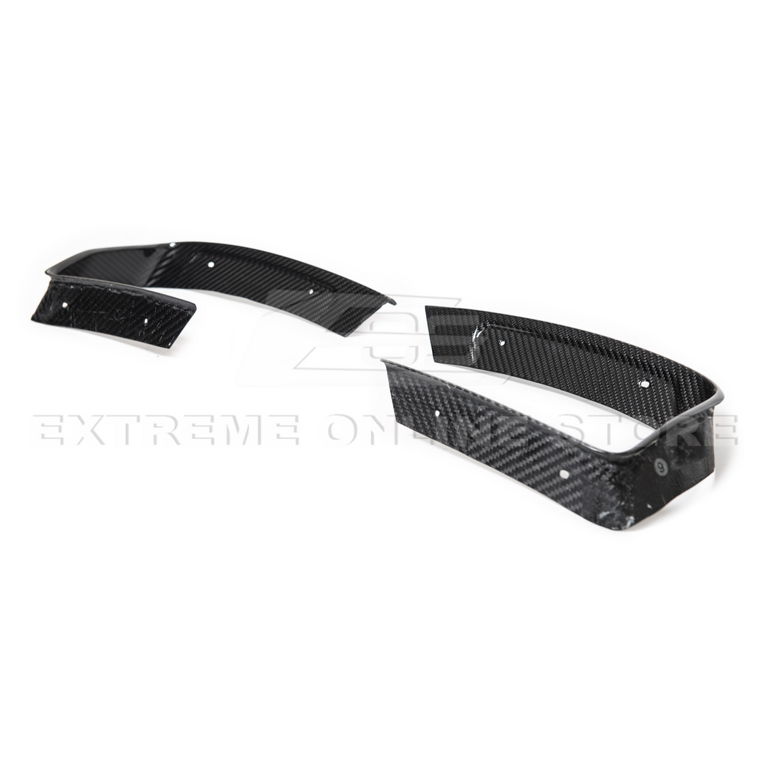 Corvette C8 DRY CARBON FIBER Rear Diffuser Exhaust Bezel