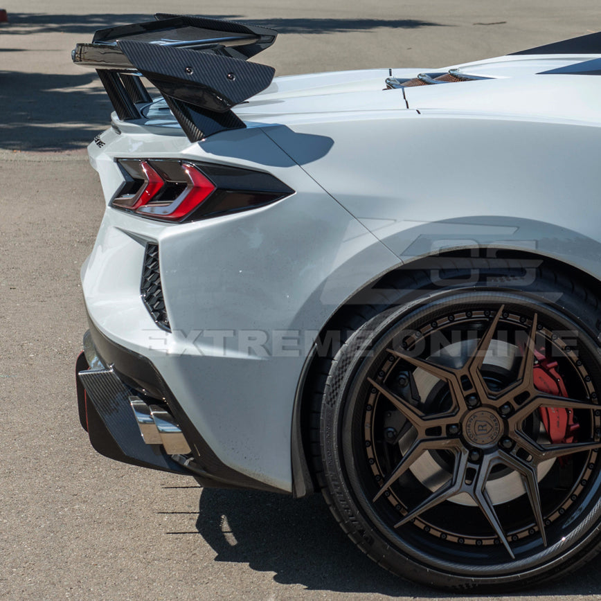 Corvette C8 Stingray Rear Spoiler [5VM  Wickerbill Package]