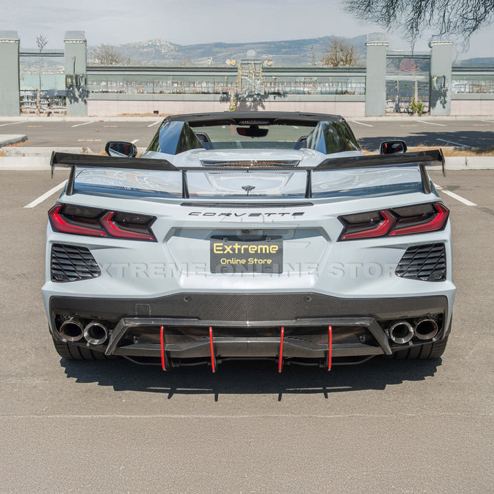 Corvette C8 Stingray Rear Spoiler [5VM  Wickerbill Package]