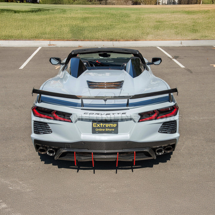 Corvette C8 Stingray Rear Spoiler [5VM  Wickerbill Package]