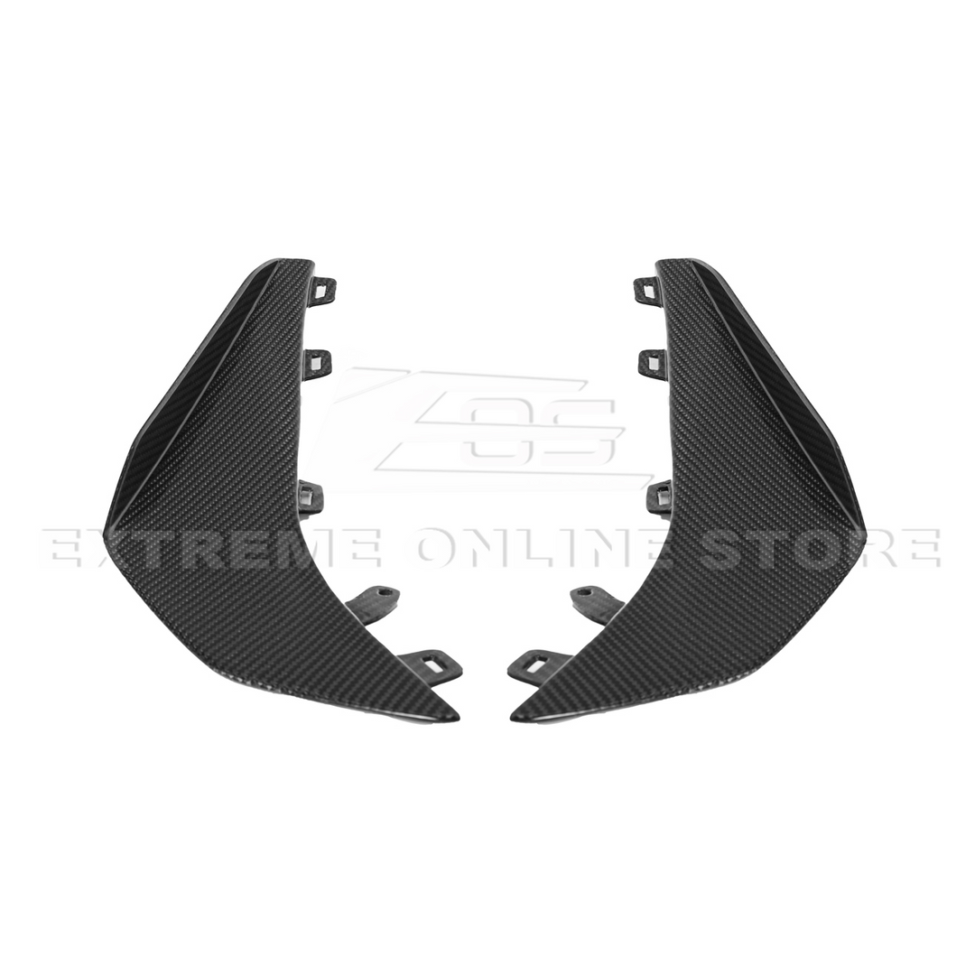 Chevrolet Corvette C8 Z06 / E-Ray DRY CARBON FIBER Front Side Canards