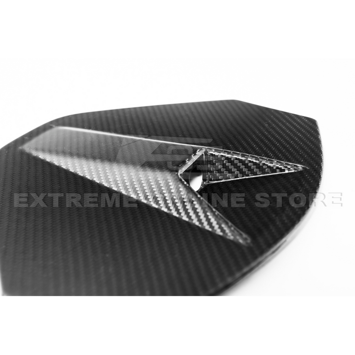 Corvette C8 Coupe DRY CARBON FIBER Rear Decklid Camera Cover