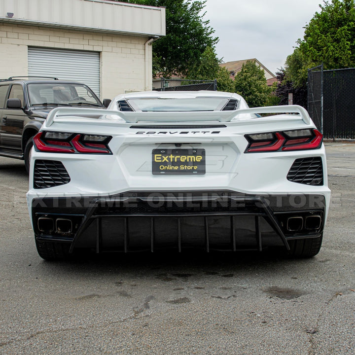 Chevrolet Corvette C8 DRY CARBON FIBER Rear Grill Cover