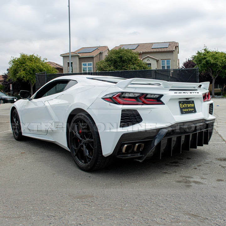 Chevrolet Corvette C8 DRY CARBON FIBER Rear Grill Cover