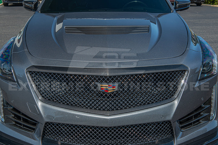 2016-19 Cadillac CTS-V DRy Carbon Fiber Front Grille Insert