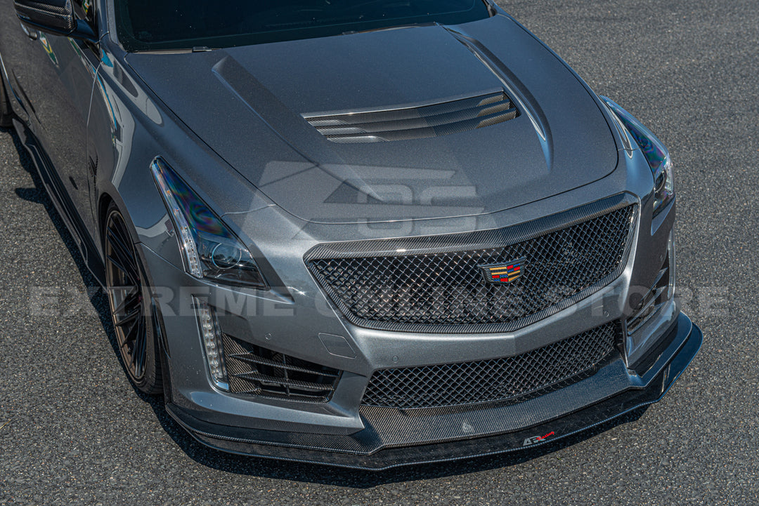 2016-19 Cadillac CTS-V DRy Carbon Fiber Front Grille Insert
