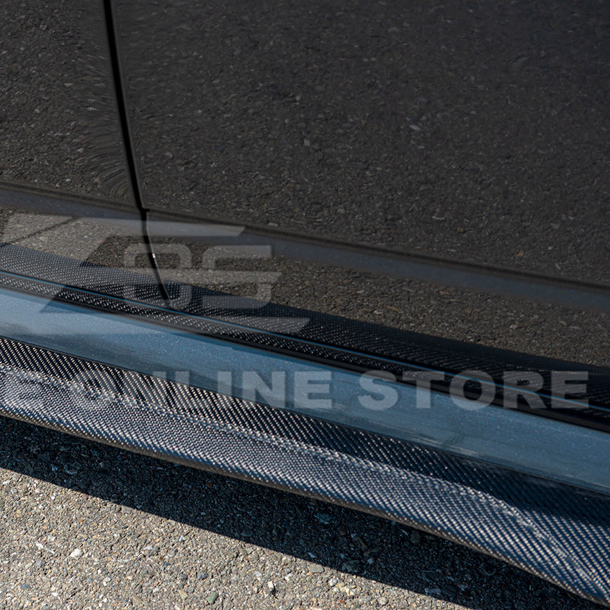 2003-08 Cadillac CTS-V | CARBON FIBER Package Front Lip Splitter &amp; Side Skirts
