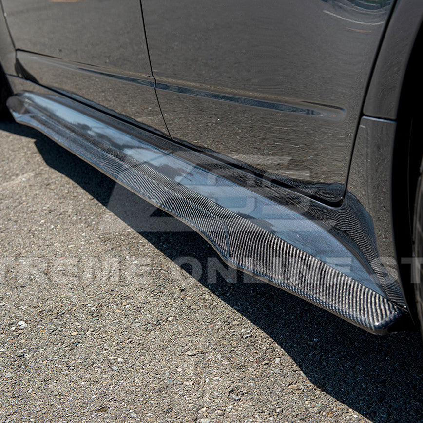 2003-08 Cadillac CTS-V | CARBON FIBER Package Front Lip Splitter &amp; Side Skirts