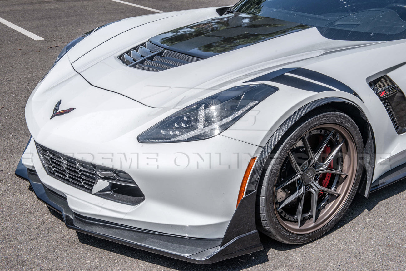 2014-19 Chevrolet Corvette C7 Z06 Carbon Fiber Front & Rear Quarter Extension