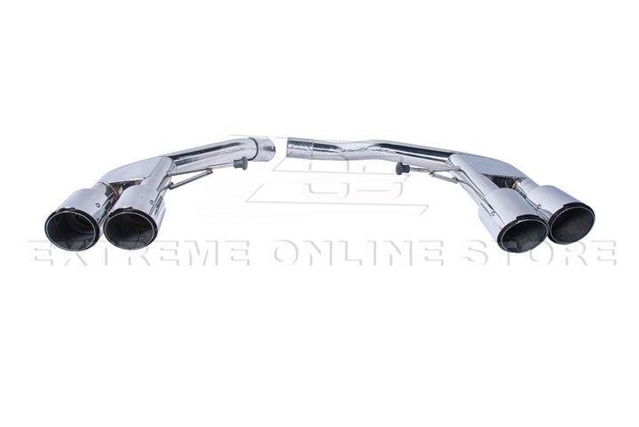 2014-2021 Porsche Macan Muffler Delete Axle Back Quad Tips Exhaust