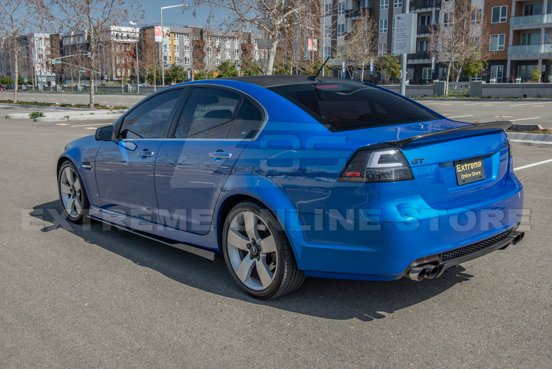 2008-09 Pontiac G8 Carbon Fiber Front Splitter &amp; Side Skirts