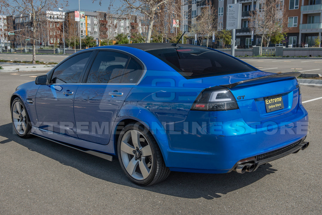 2008-09 Pontiac G8 Carbon Fiber Front Splitter &amp; Side Skirts