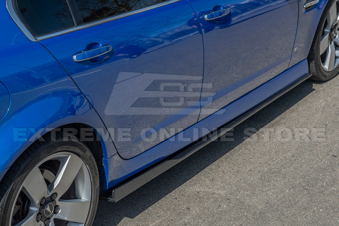 2008-09 Pontiac G8 Carbon Fiber Front Splitter &amp; Side Skirts