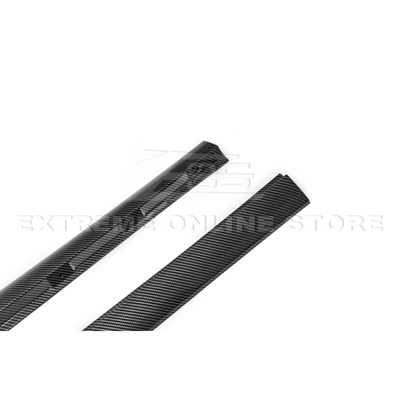 Corvette C6 Base Model Extended Front Splitter Lip & Side Skirts Rocker Panels