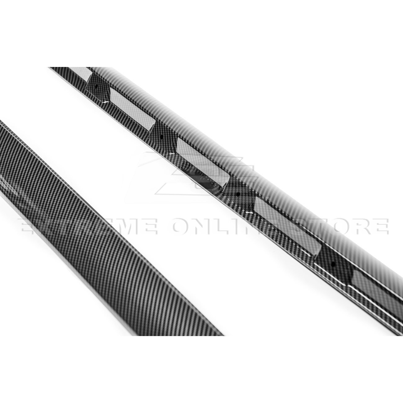 Corvette C6 Base Model Extended Front Splitter Lip & Side Skirts Rocker Panels