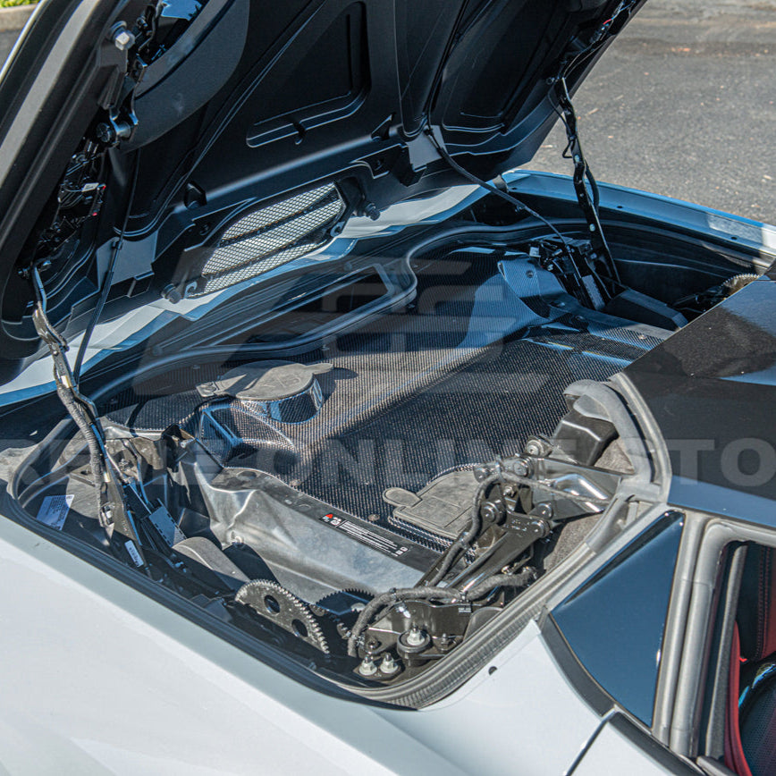 Corvette C8 HTC DRY Carbon Fiber Engine Bay Panel Cover – Extreme