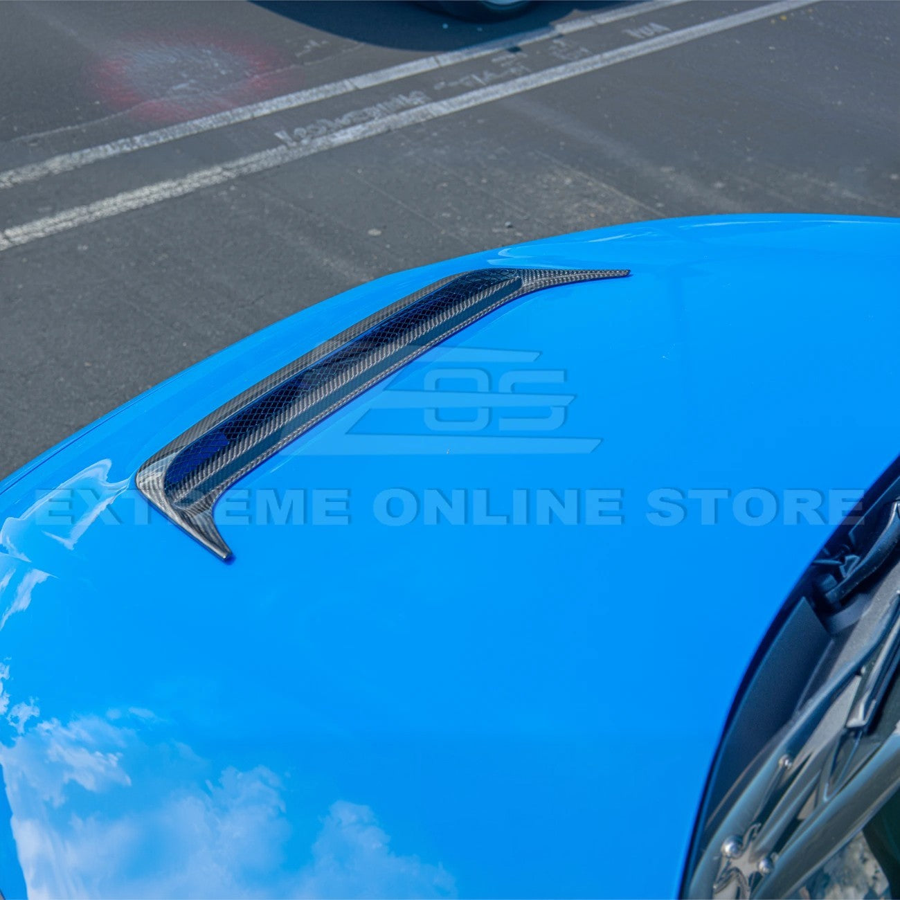 2023-Up Honda Civic Type-R Carbon Fiber Front Hood Vent Cover