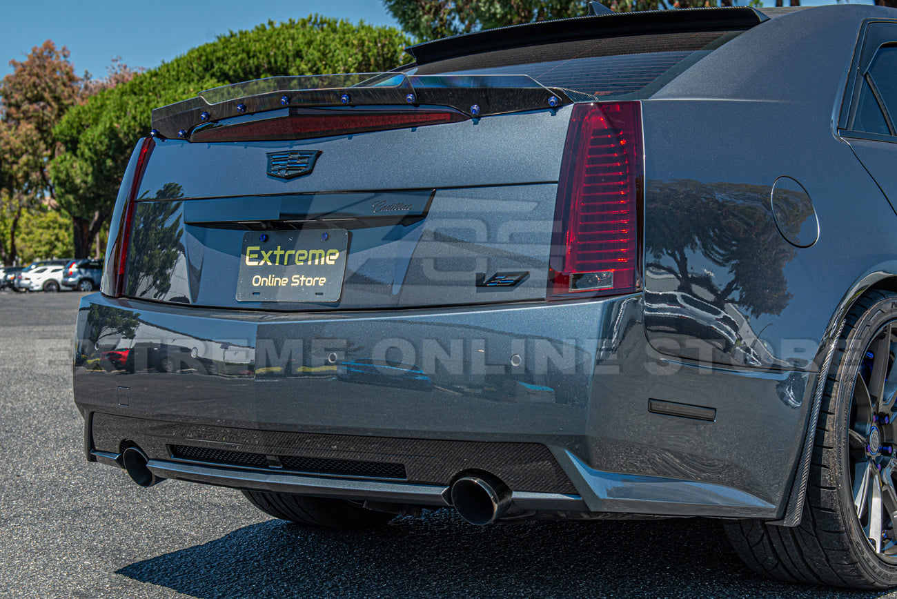2009-15 Cadillac CTS-V Sedan DRY Carbon Fiber Rear Diffuser