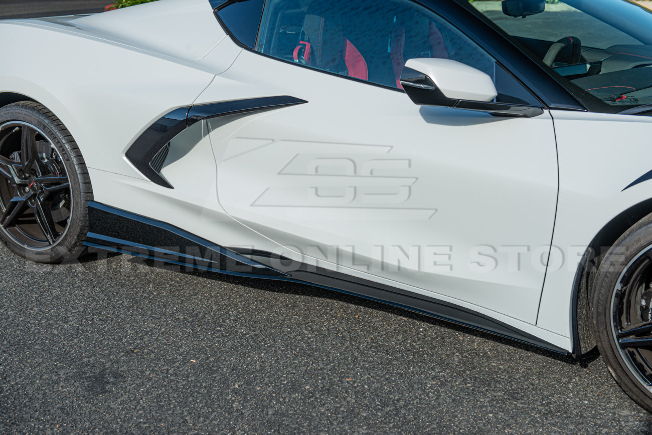 Best C8 Rocker 2020-Up Chevrolet Corvette C8 3VM Side Skirts Rocker Panels