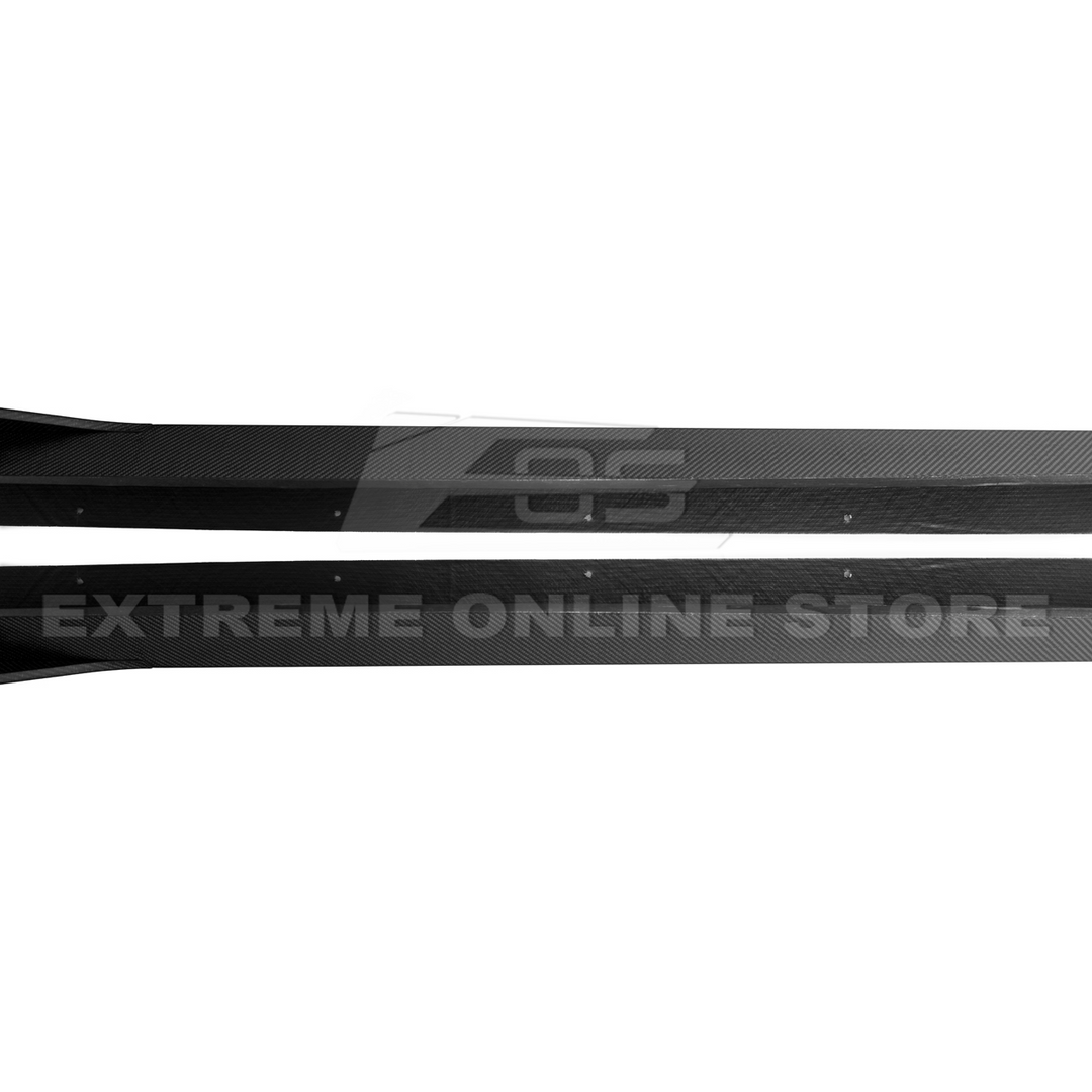 2021-Up BMW G80 M3 G82 G83 M4 Carbon Fiber Front Lip Splitter &amp; Side Skirts