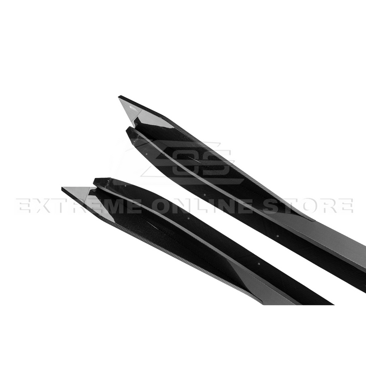 2021-Up BMW G80 M3 G82 G83 M4 Carbon Fiber Front Lip Splitter &amp; Side Skirts