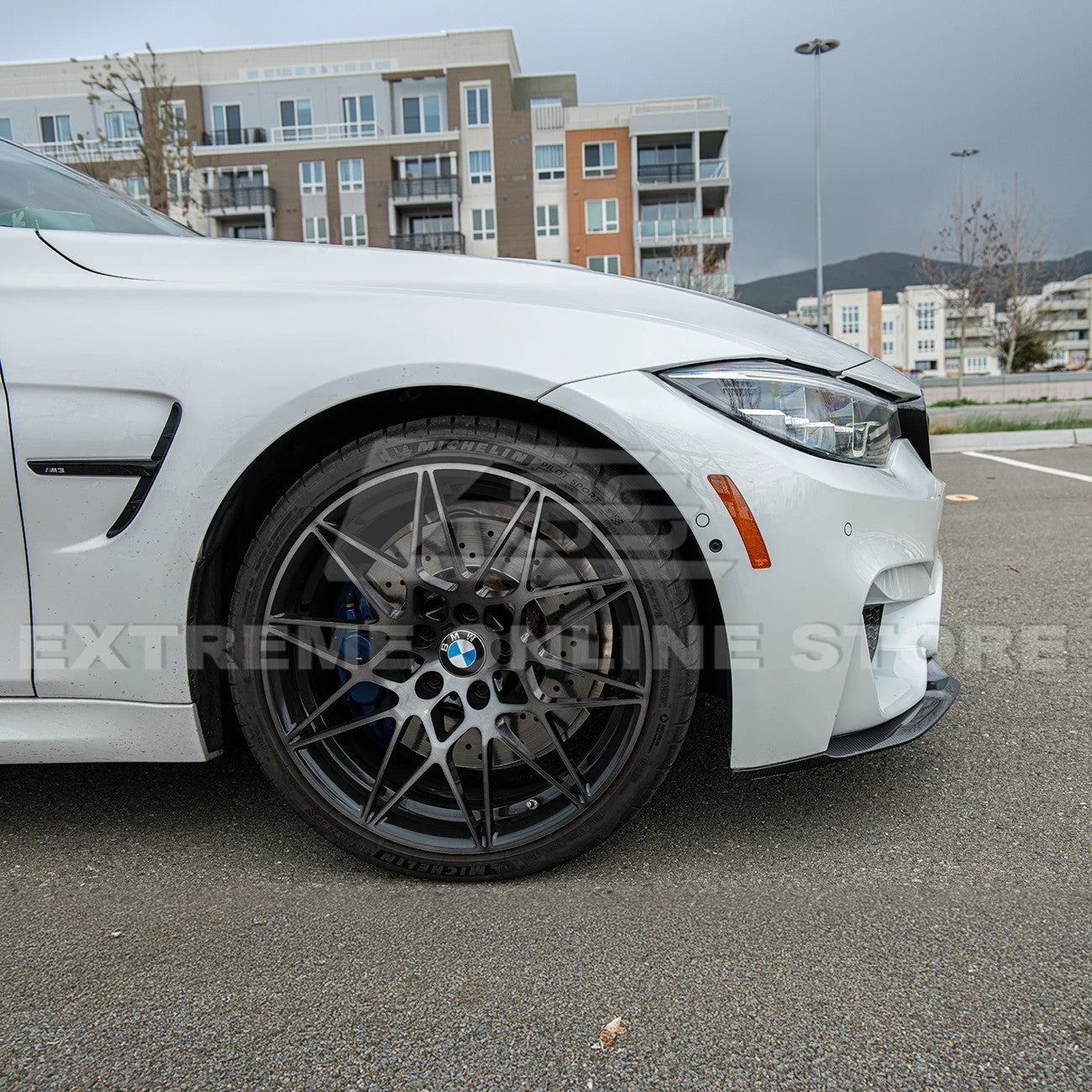 Carbon Fiber Front Splitter for BMW F80: Extreme Online Store