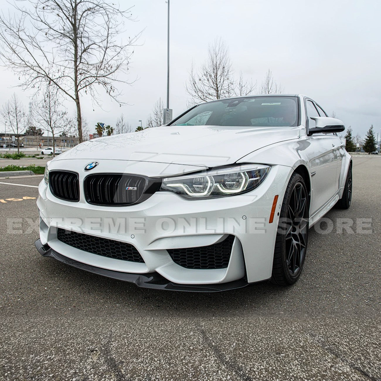 Carbon Fiber Front Splitter for BMW F80: Extreme Online Store