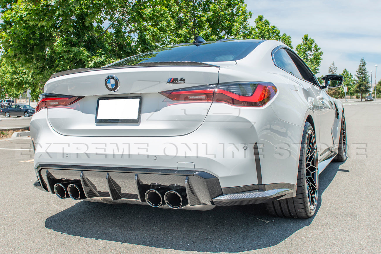 2021-Up BMW M4 Rear Apron Lip Splitter