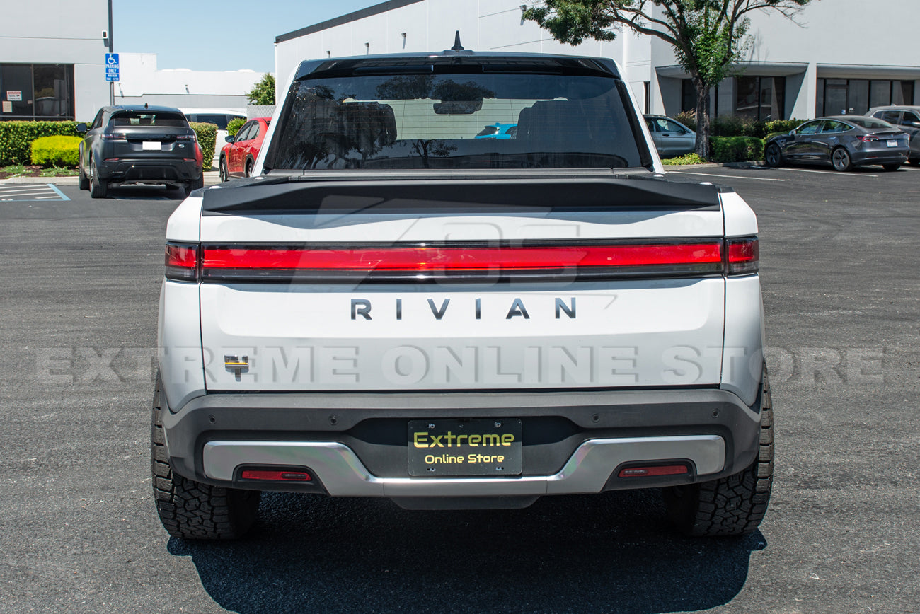 2022 Rivian R1t Graphics 2022-Up Rivian R1T | Street Series Matte Black Rear Tailgate Lid Wing