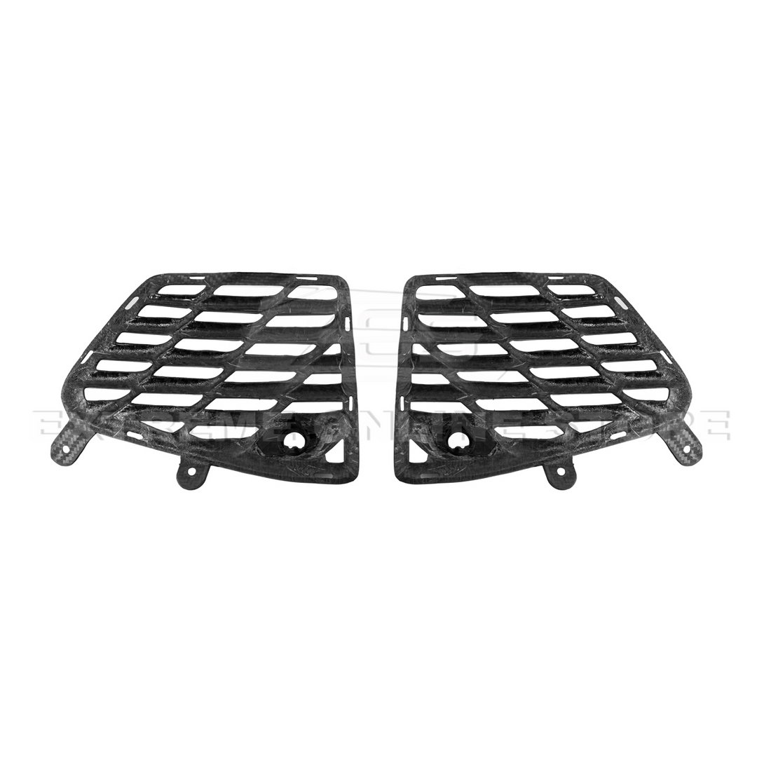 Chevrolet Corvette C8 DRY CARBON FIBER Rear Grill Cover