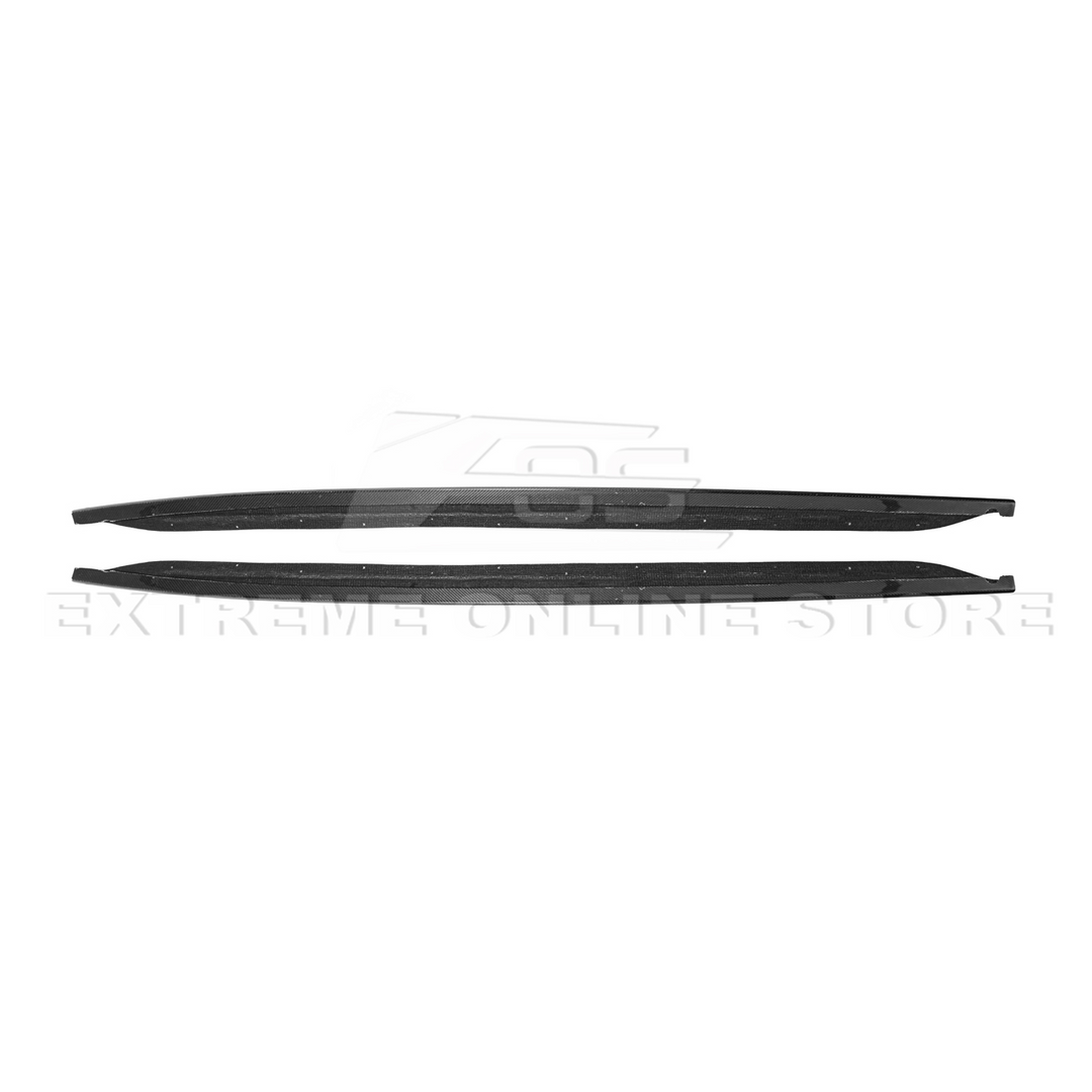 2021-Up BMW G82 G83 M4 VRS Carbon Fiber Front Splitter Lip &amp; Side Skirts
