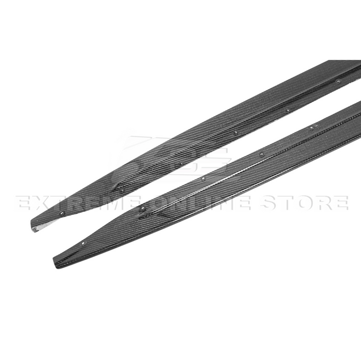 2021-Up BMW G82 G83 M4 VRS Carbon Fiber Front Splitter Lip &amp; Side Skirts