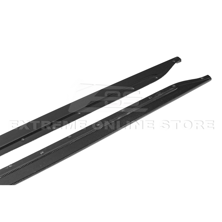 2021-Up BMW G82 G83 M4 VRS Carbon Fiber Front Splitter Lip &amp; Side Skirts