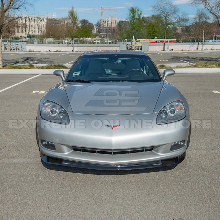 Corvette C6 Base | ZR1 Conversion Front Splitter Lip &amp; Side Skirts Rocker Panels
