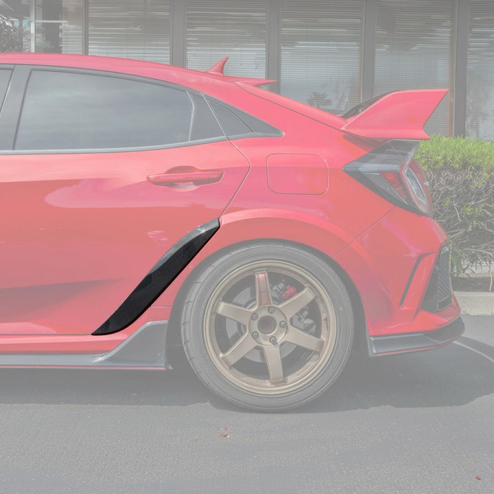2017-21 Honda Civic Type-R VRS Rear Door Side Fender Trim Cover