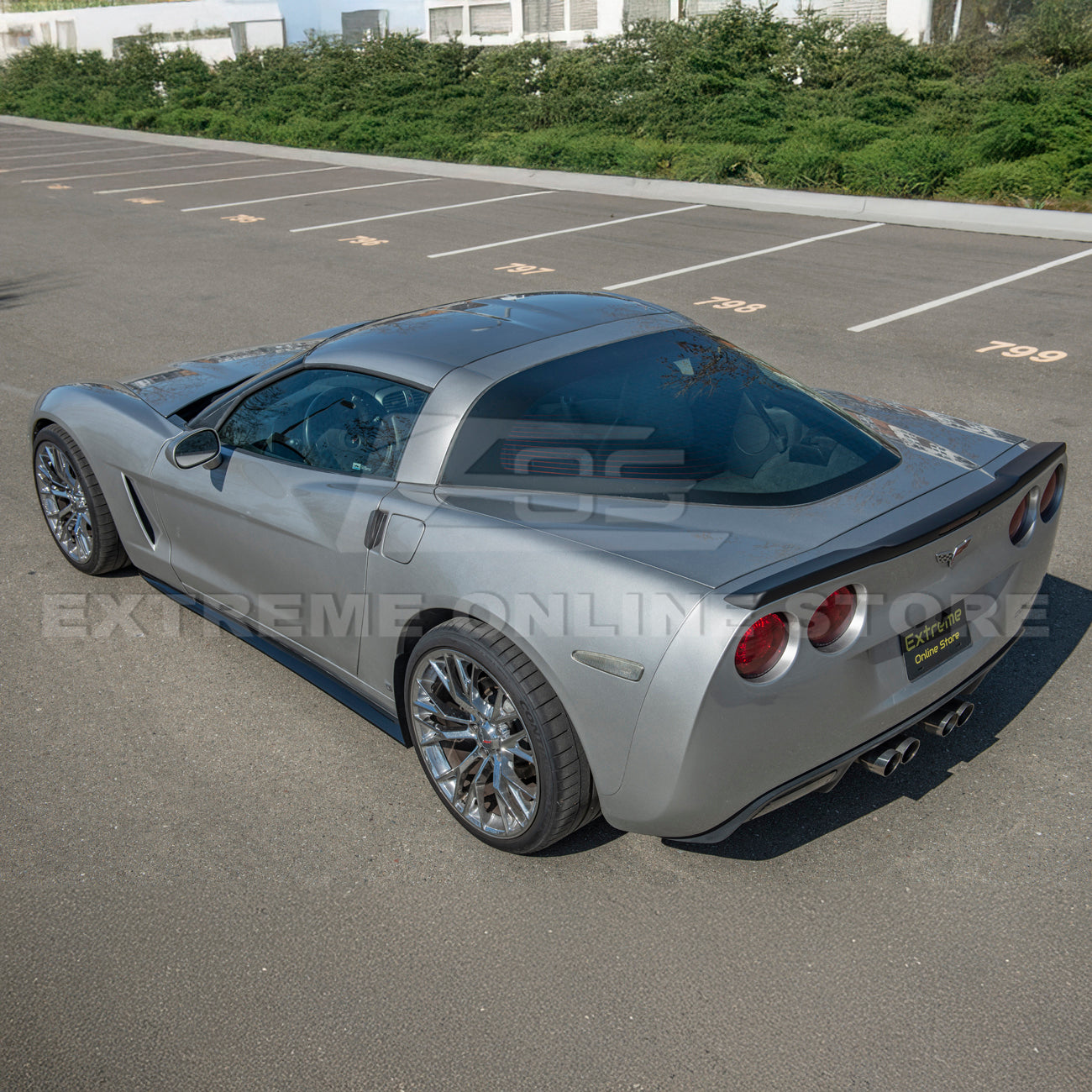 Corvette C6 Base | ZR1 Conversion Front Splitter Lip & Side Skirts Rocker Panels