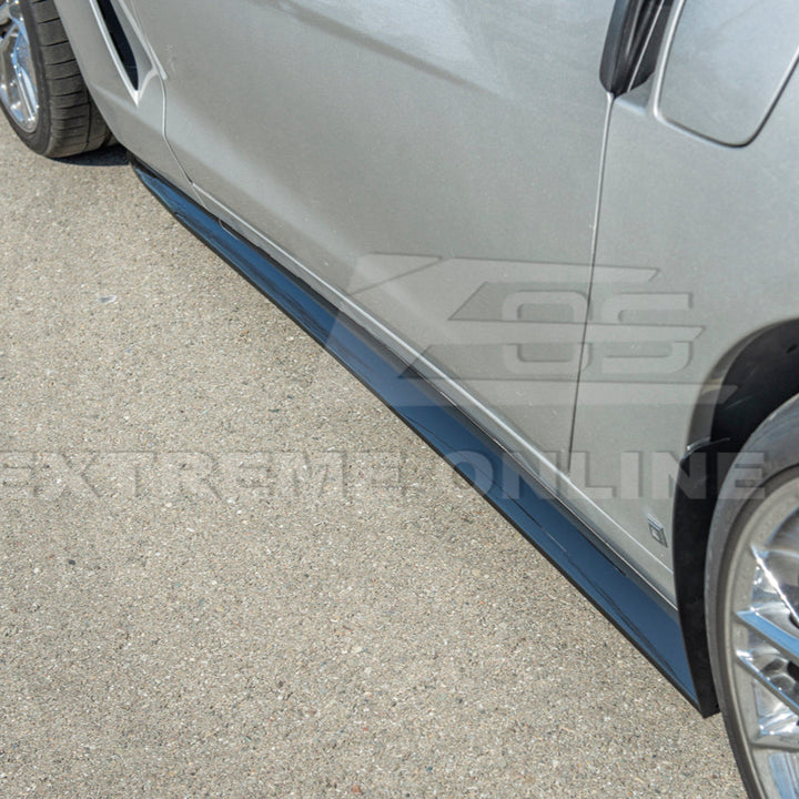 Corvette C6 Base | ZR1 Conversion Front Splitter Lip &amp; Side Skirts Rocker Panels