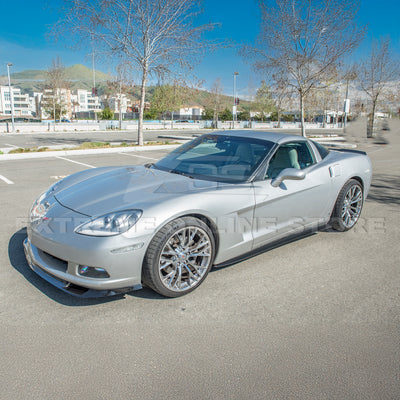 Corvette C6 Base | ZR1 Conversion Front Splitter Lip & Side Skirts Rocker Panels