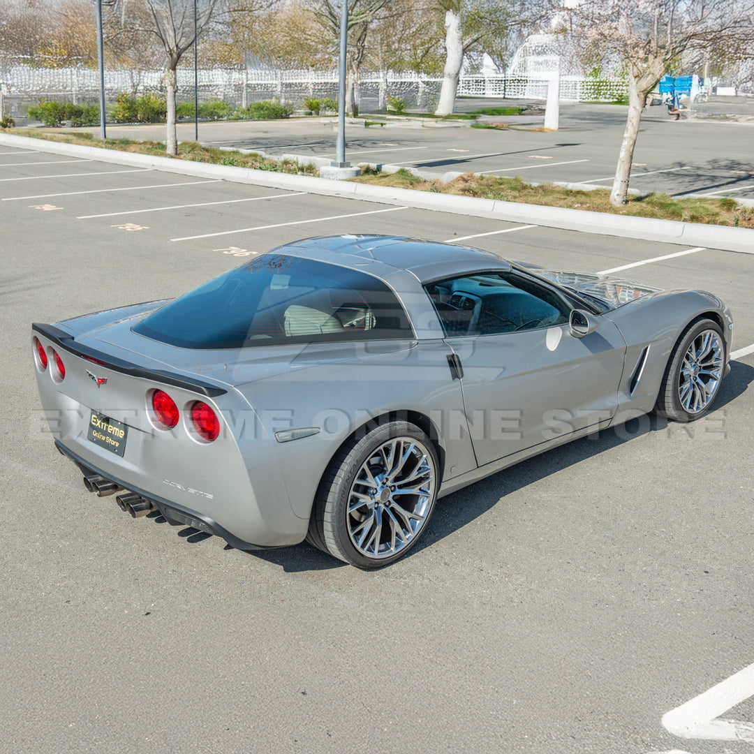 Corvette C6 Base | ZR1 Conversion Front Splitter Lip &amp; Side Skirts Rocker Panels
