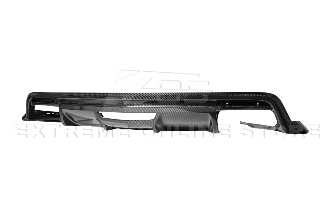 2016-19 Cadillac CTS-V Carbon Fiber Rear Valance Diffuser Lip Cover