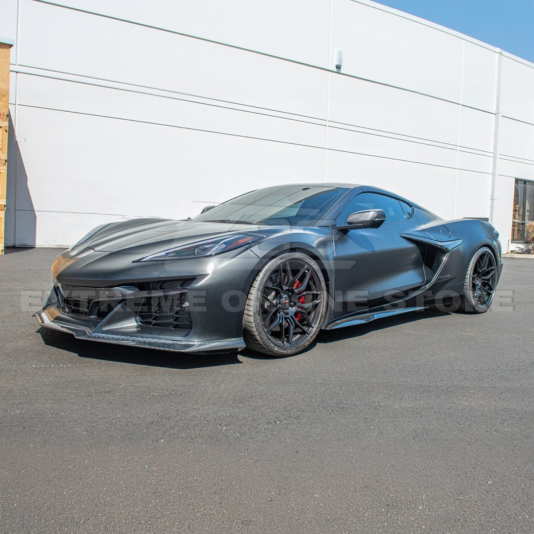 Corvette C8 Z06 DRY CARBON FIBER Replacement Side Door Garnish