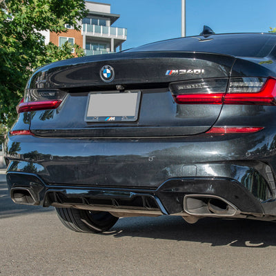 2019-Up BMW G20 M340i Rear Bumper Lower Diffuser
