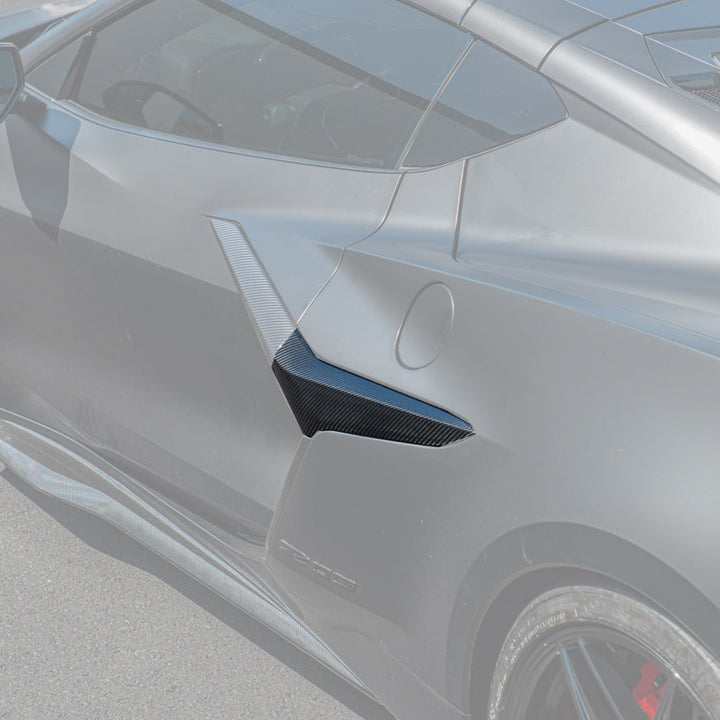 Chevrolet Corvette C8 Z06 DRY CARBON FIBER Door Scoop