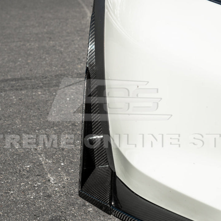 Corvette C7 Stage 3 Style Front Splitter Lip With Side Winglets