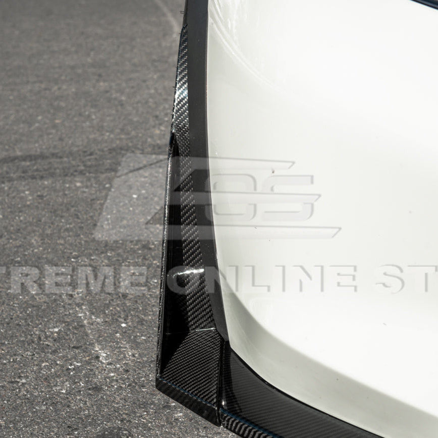 Corvette C7 Stage 3 Style Front Splitter Lip With Side Winglets
