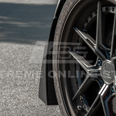 Corvette C7 Stage 3 Style Front Splitter Lip With Side Winglets