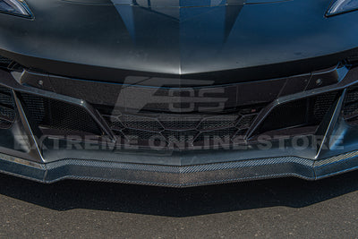 Corvette C8 Z06 Carbon Fiber 3 Pieces Front Lip Splitter